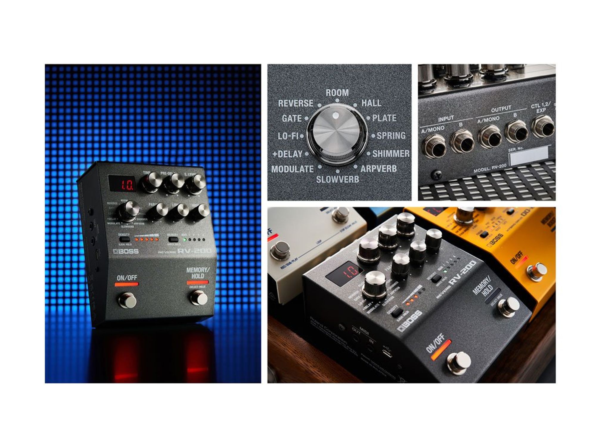 Boss Introduces the RV-200 Reverb Guitar Pedal - Premier Guitar