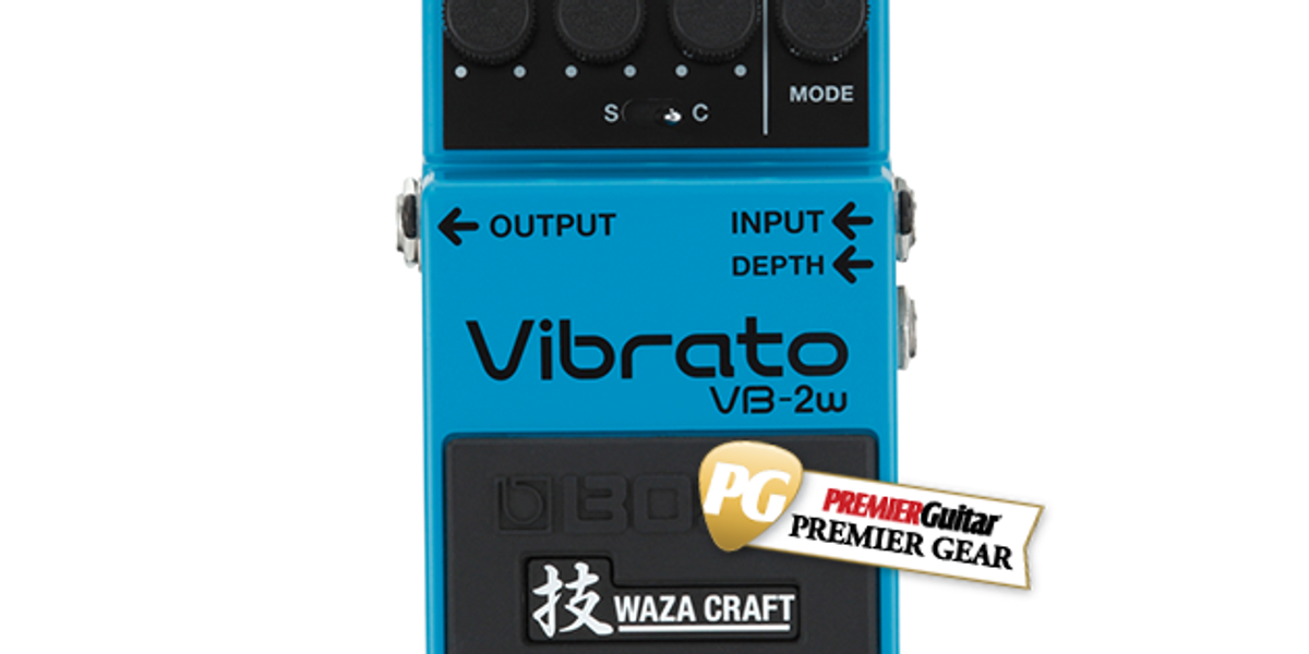 ヴィンテージ Boss VB-2 Vibrato made in japan Boss VB-2W Waza Craft Vibrato Review - Premier Guitar