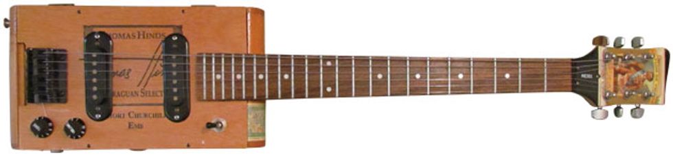 Will Ray's Bottom Feeder: Churchill Cigar Box Guitar