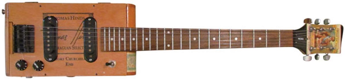 Will Ray's Bottom Feeder: Churchill Cigar Box Guitar