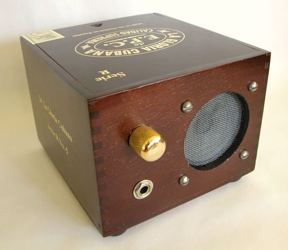 Brian Csencsits' Cigar Box Amp