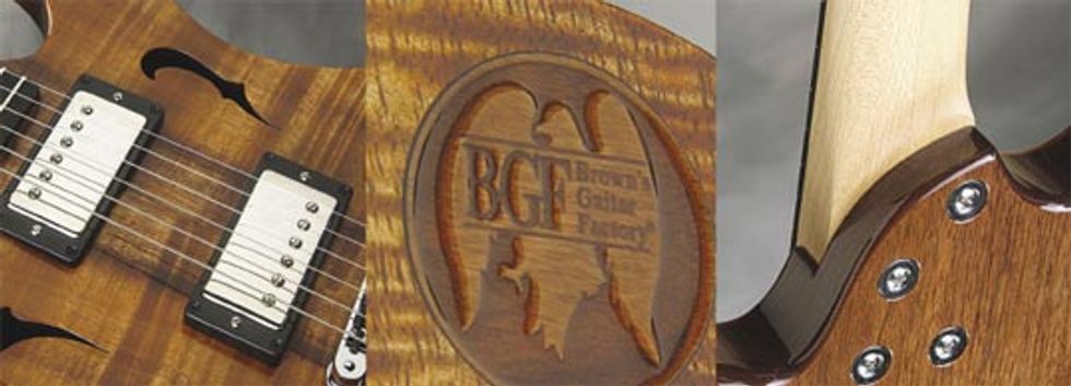 Brown''s Guitar Factory: BGF Chambered Guitar