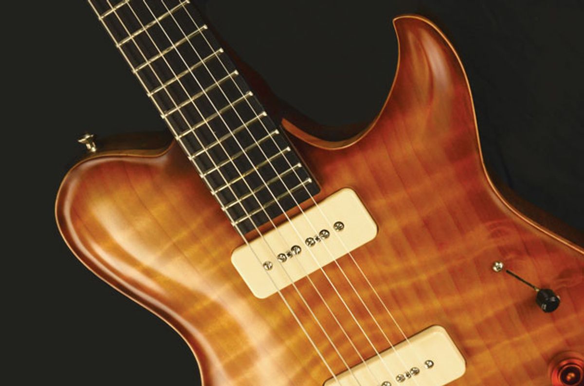 Jol Dantzig's Esoterica Electrica: Arched, Carved, and Laminate Tops