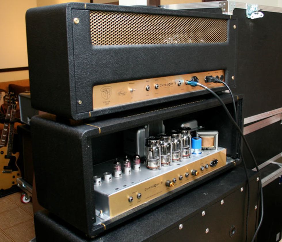 Category 5 Amplification Joe Bonamassa and Emily models