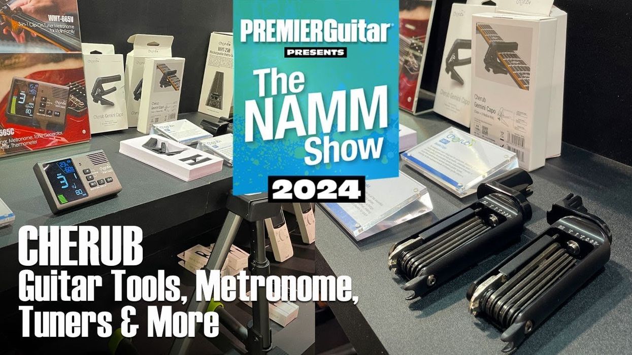 CHERUB Guitar Tools, Metronome, Tuners, & More | NAMM 2024
