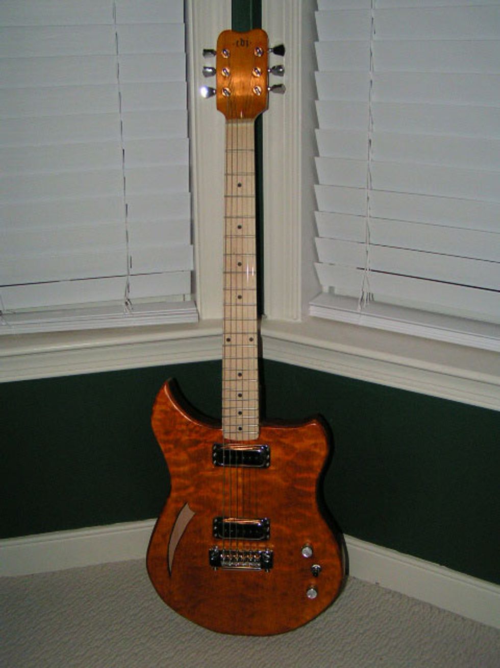 Chris Jackson's Hand-Made Guitar