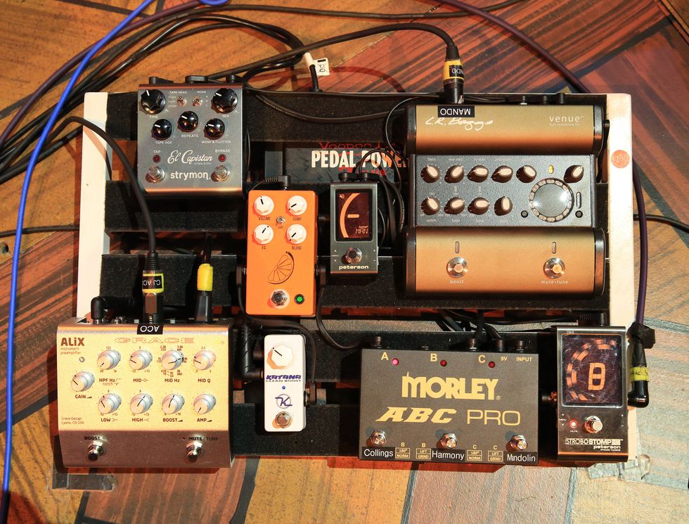CJ Cain\u2019s (Acoustic) Pedalboard