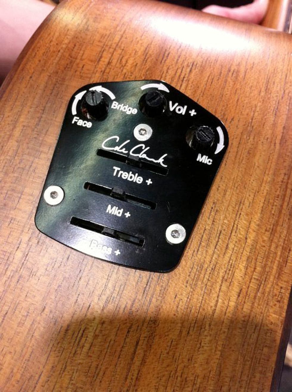 Cole Clark Talisman electronics