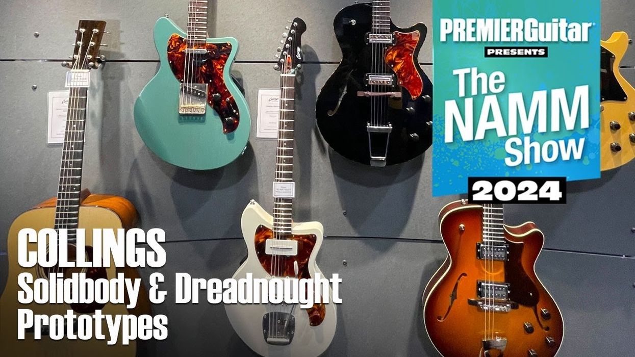 Collings Solidbody & Dreadnought Prototypes Demo | NAMM 2024
