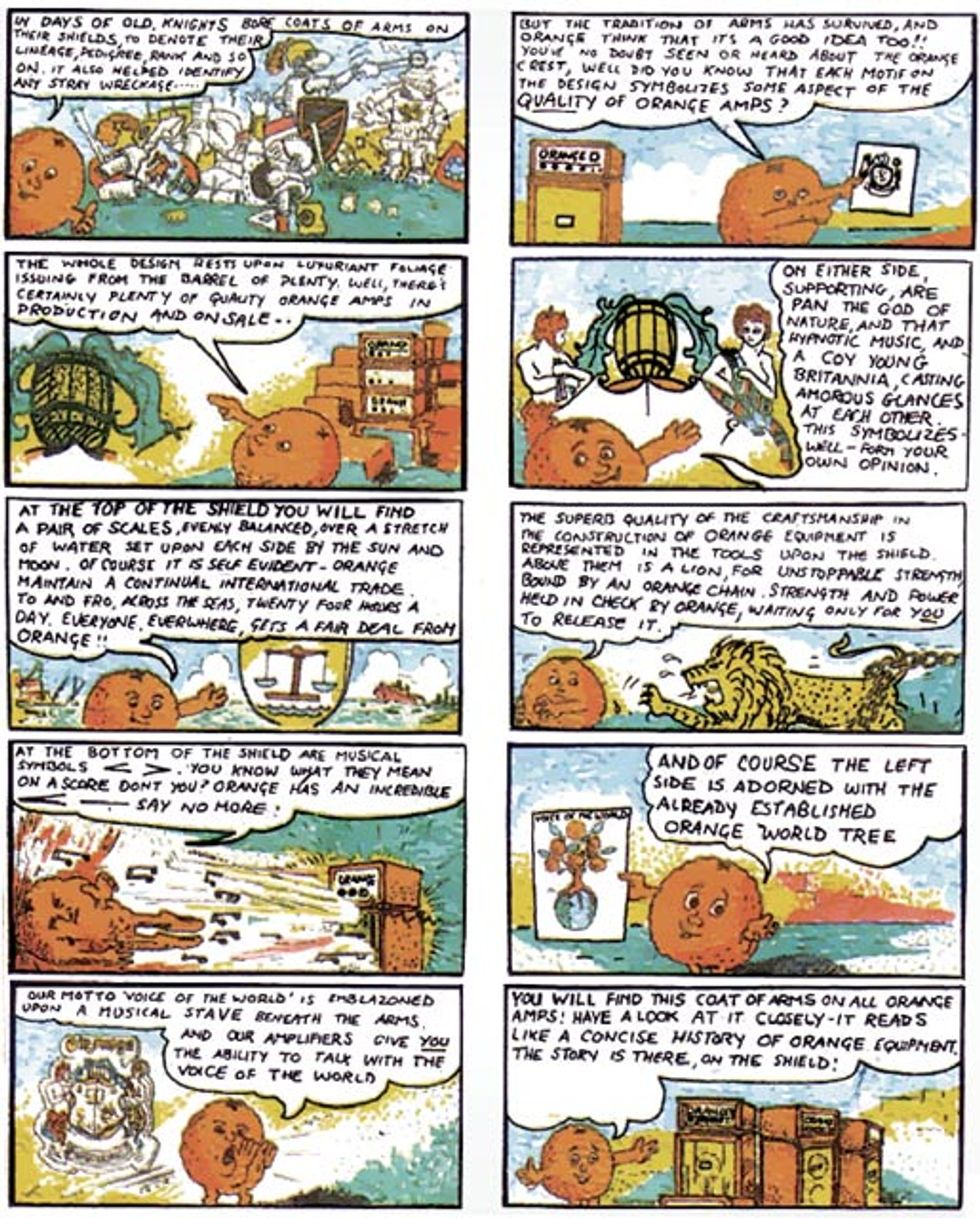 Comic Advertising - Explaining the Crest