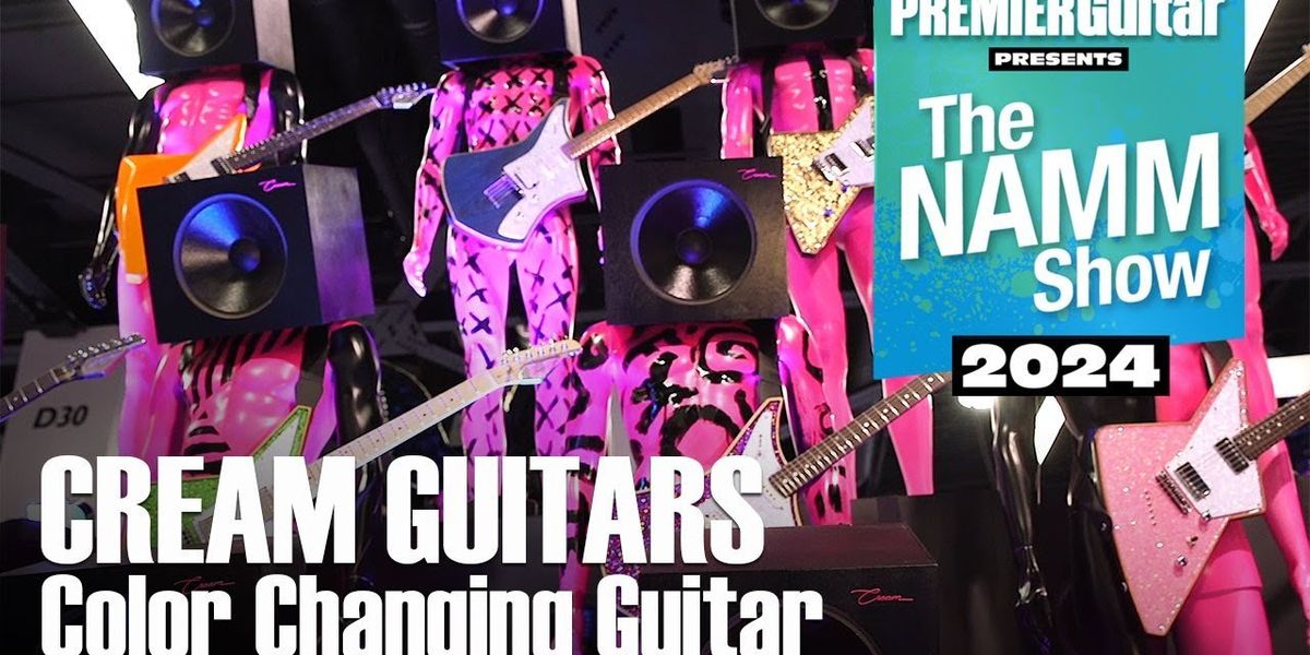 Aeroband Guitar Demo  NAMM 2024 - Premier Guitar