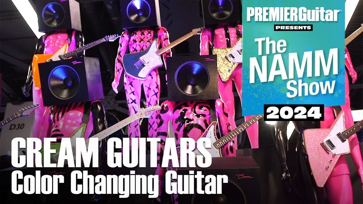 Cream Guitars Color Changing Guitar | NAMM 2024
