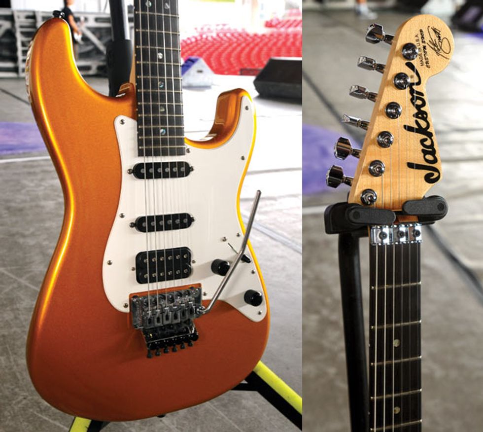 Custom Jackson - Adrian Smith (closeup)