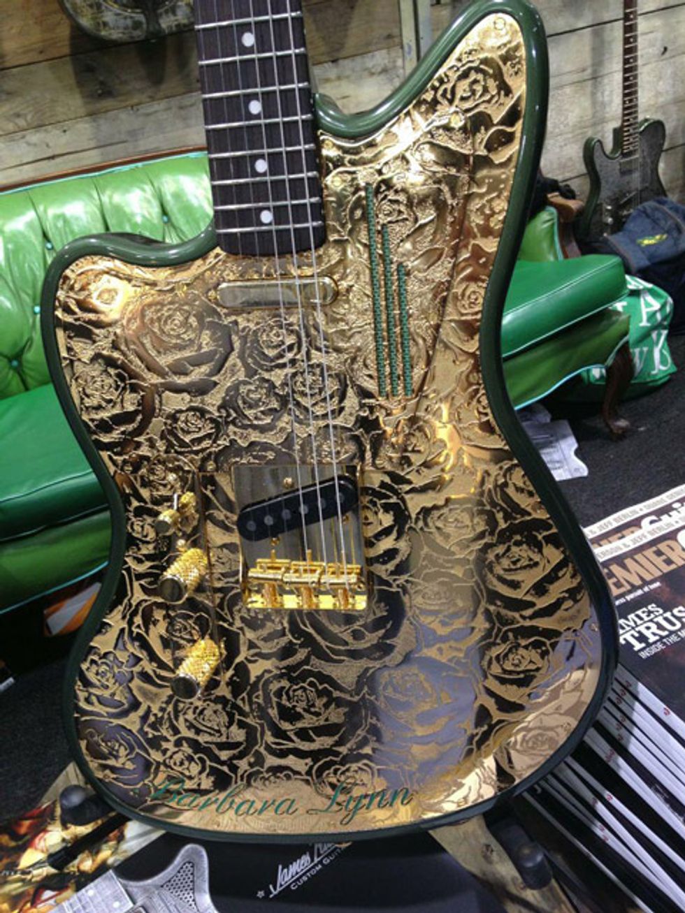 Custom Trussart built for Barbara Lynn