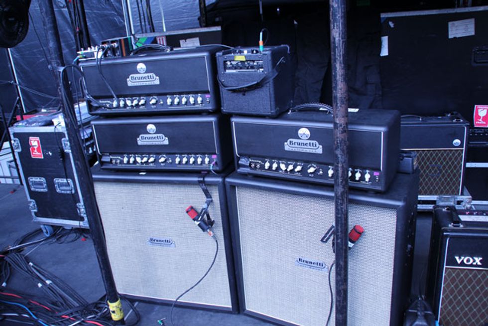 Dave Kilminster's Brunetti Mercury Amps