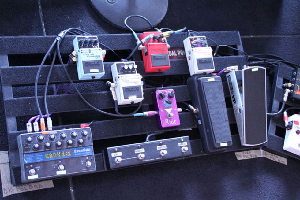 Dave Kilminster's Pedalboard