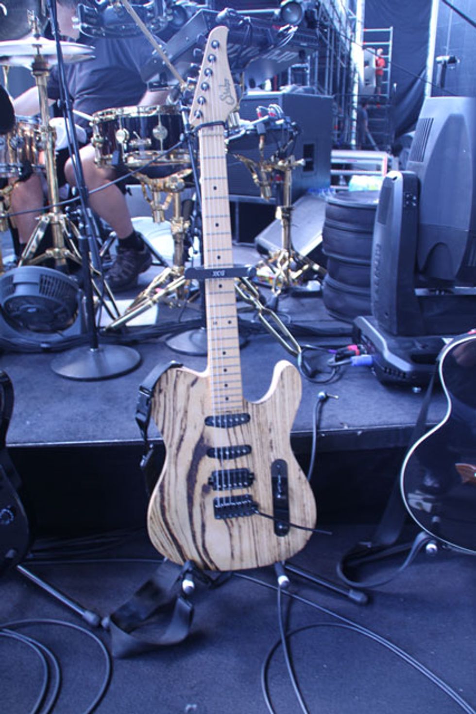 Dave Kilminster's Woodburned Suhr