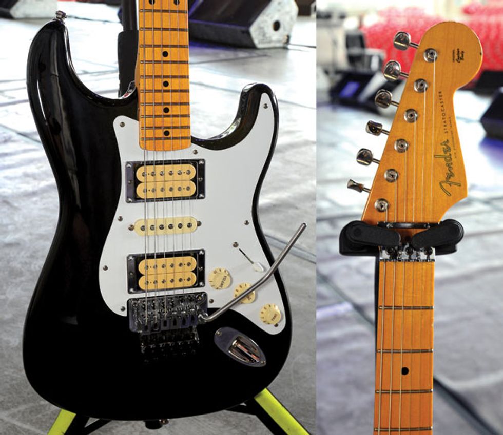 Dave Murray Signature Fender Strat (closeup)