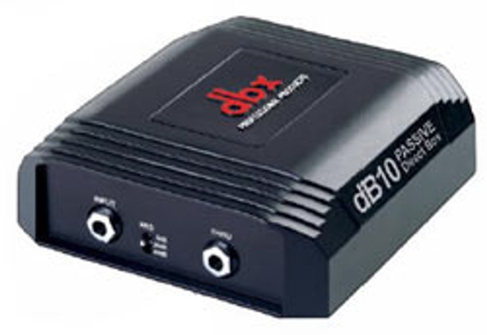 dbx dB10 Passive Direct Box
