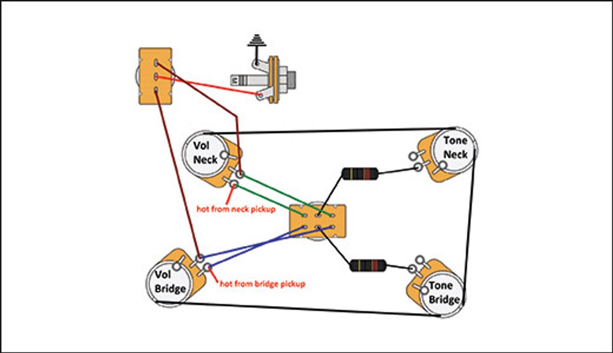 Mod Garage: Switchable Modern-Retro Les Paul Wiring