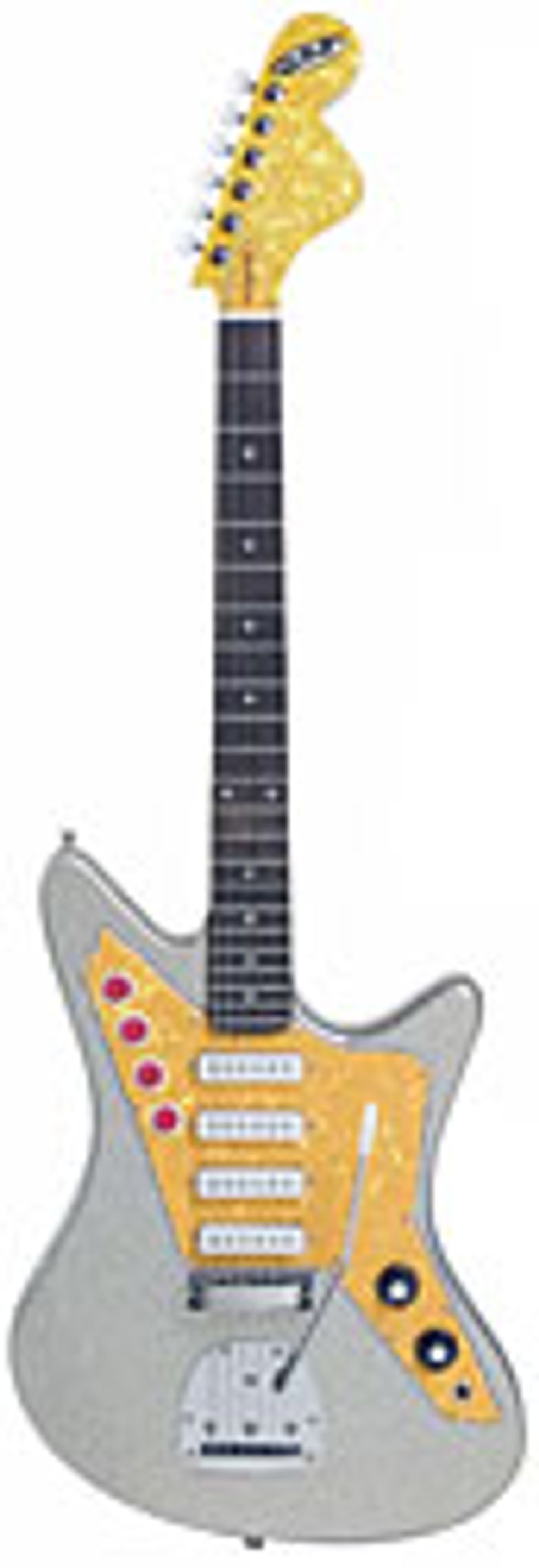 DiPinto Galaxie 4 Los Straitjackets Guitar