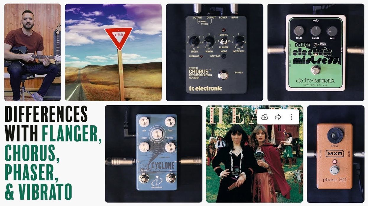 Mastering Modulation: The Distinctive Sounds of Chorus, Phaser, Flanger & Vibrato