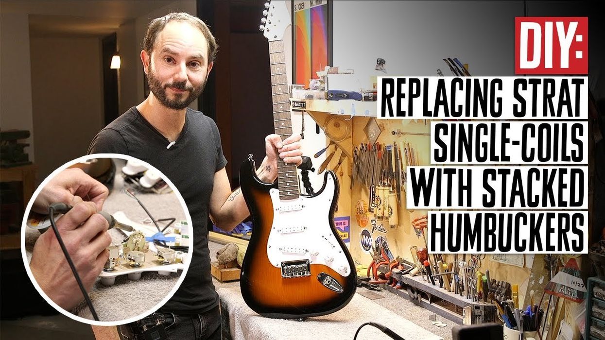 DIY: Replacing Strat Single-Coils with Stacked Humbuckers