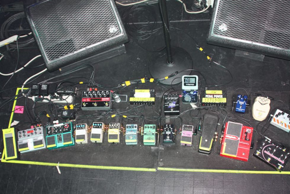 Doug Wimbishуs (Living Colour bassist) pedalboard