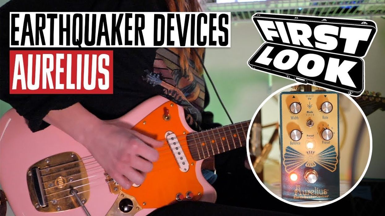 First Look: EarthQuaker Devices Aurelius Tri-Voice Chorus