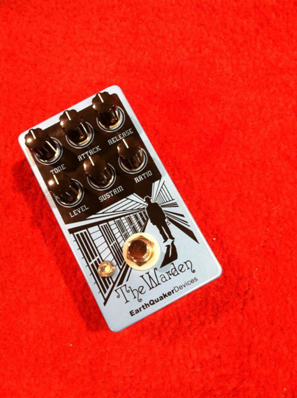 EarthQuaker Devices Warden Optical Compressor Pedal