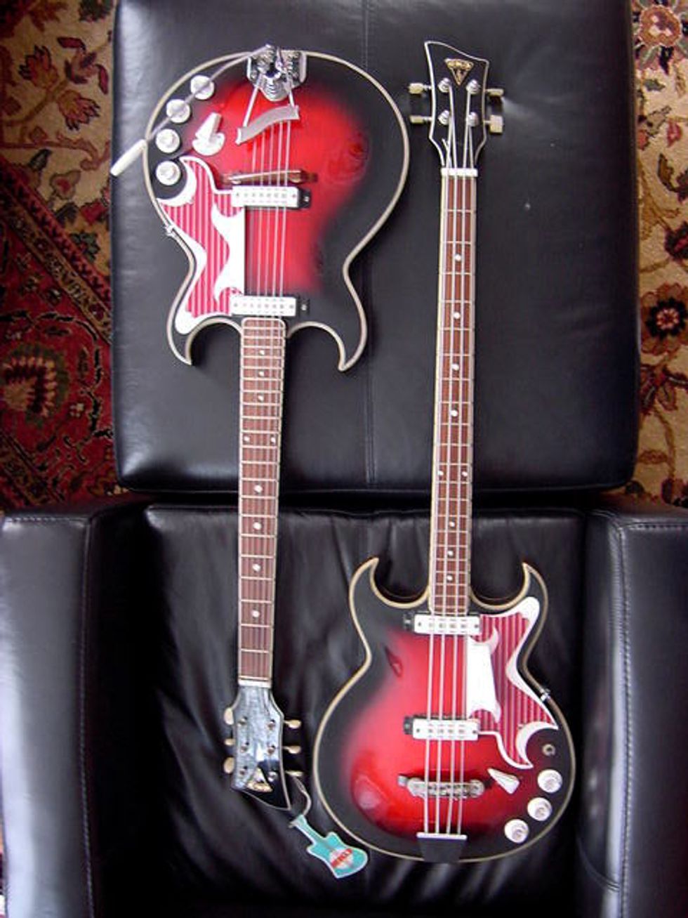 Eko Barracuda Bass and 6-string