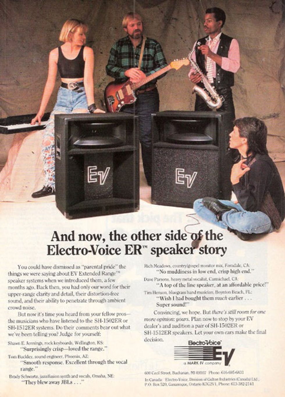 Electro-Voice ER Speakers