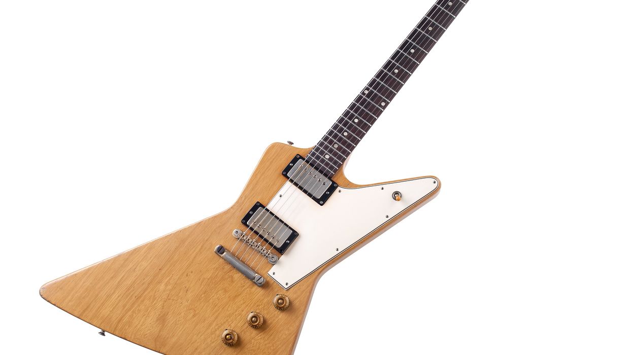 See Clapton’s ’58 Explorer, Keef’s ’53 Tele, Setzer’s ’56 Silver Jet, and More