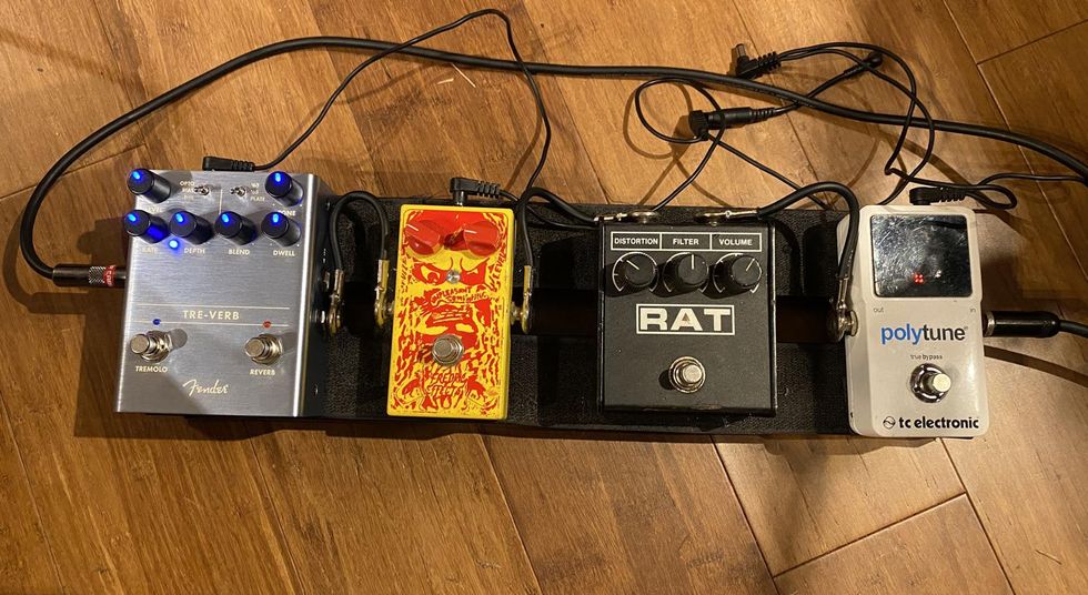 Eric Hamm's Pedalboard