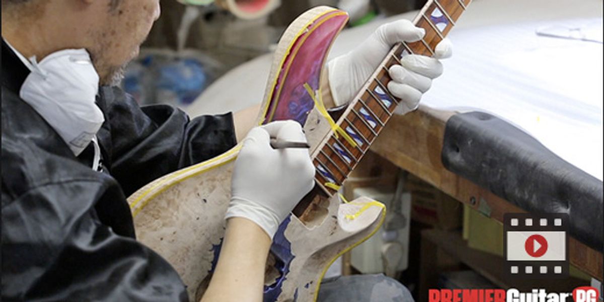 Esp Guitars Factory Tour Premier Guitar Esp Guitars Factory Tour Premier Guitar