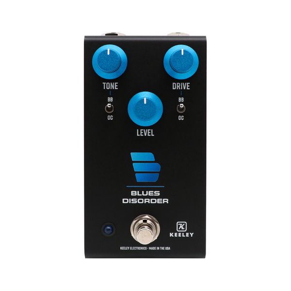 Keeley Electronics Blues Disorder, Angry Orange, and Super Rodent 