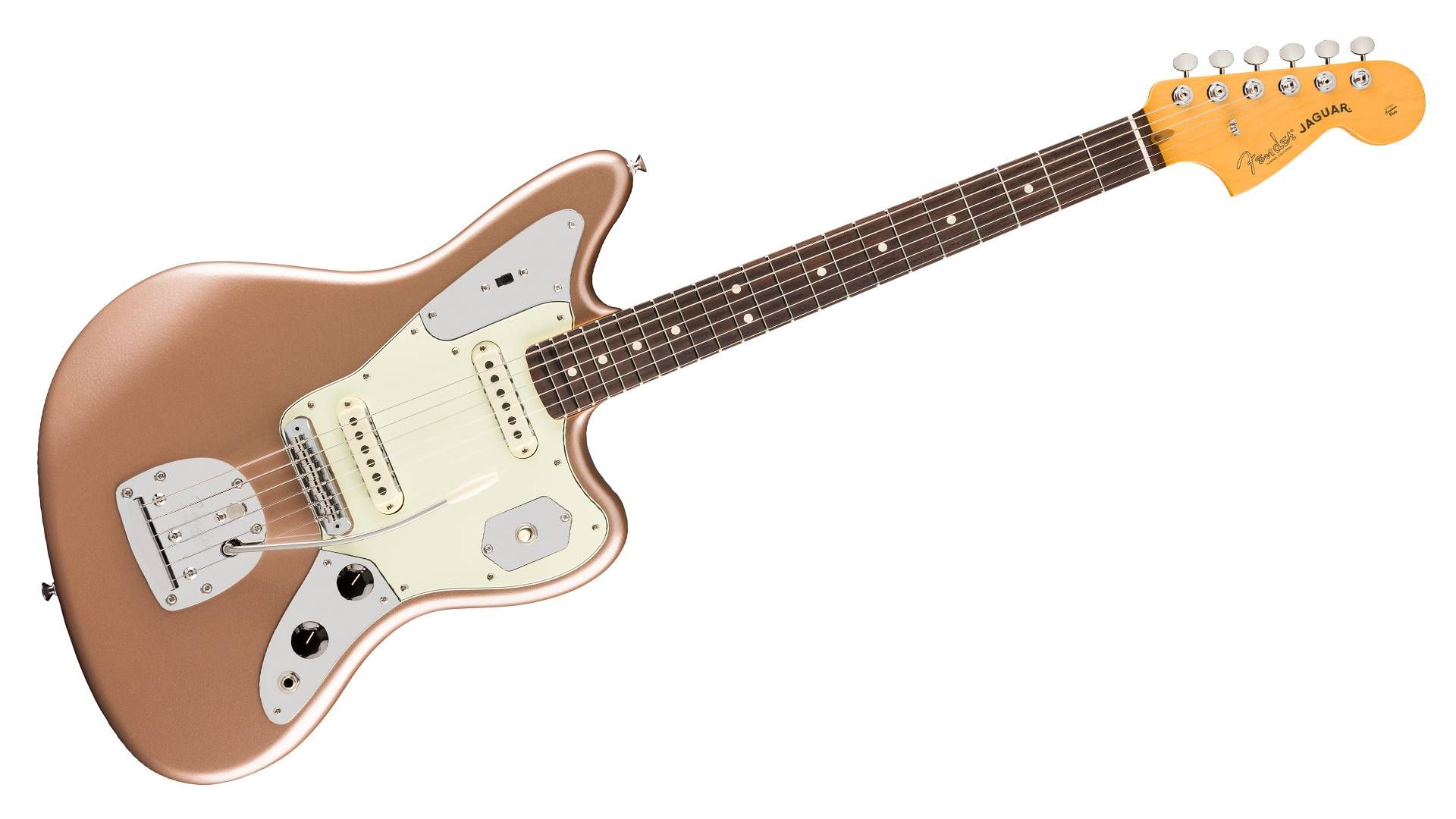 ギター Fender American Professional Jaguar Fender American Professional Jaguar Maple Fingerboard - Antique