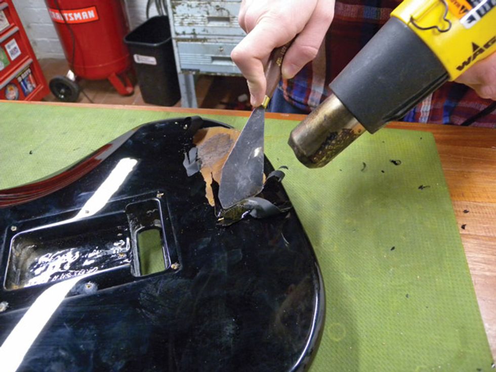 DIY How to Refinish Your Axe Premier Guitar The best guitar and