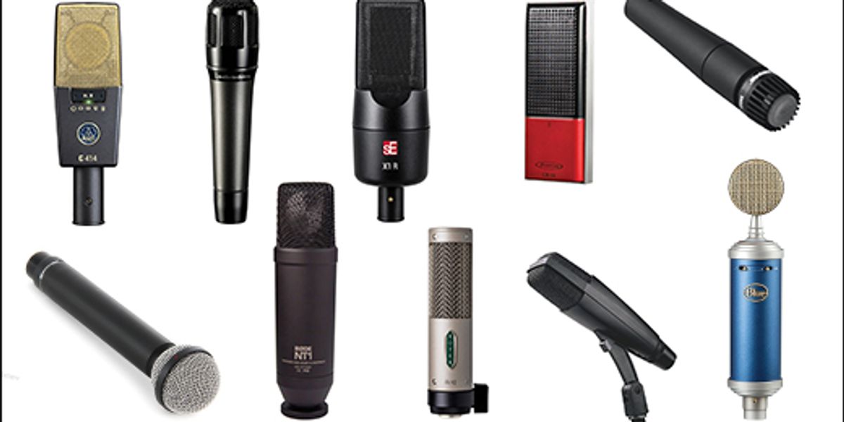 10 Microphones Perfect for Your Favorite 6String Premier Guitar