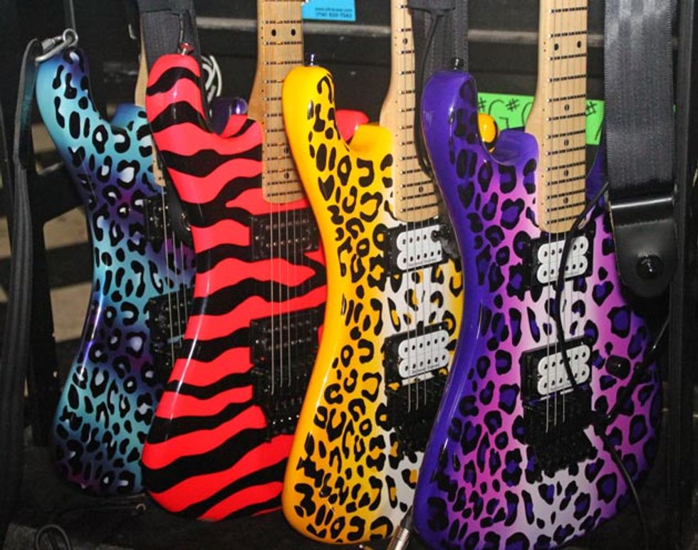 Rig Rundown: Steel Panther's Satchel [2015] - Premier Guitar