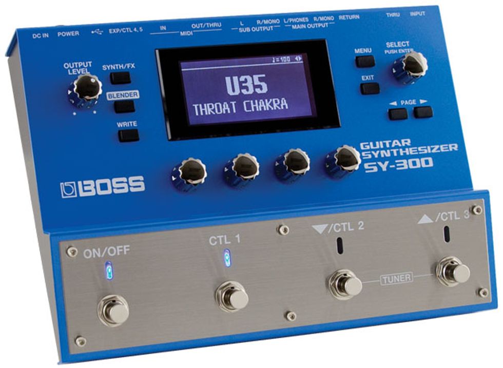 Boss SY300 Guitar Synthesizer Review Premier Guitar