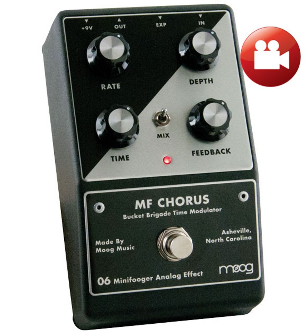 Moog MF Chorus Review Premier Guitar