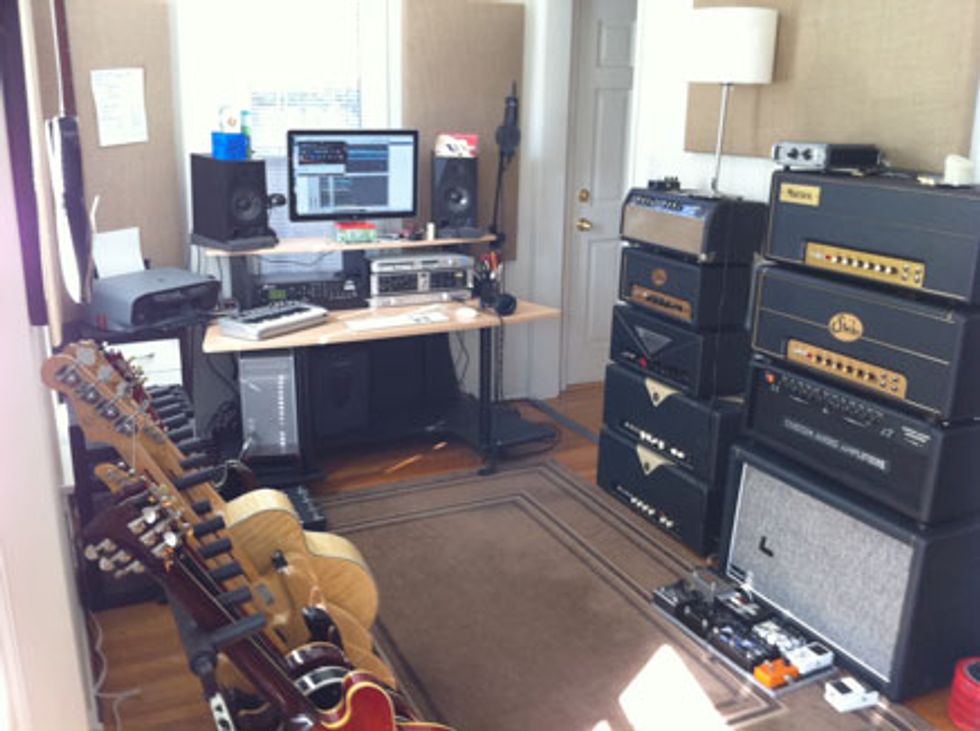 The Working Guitarist The Home Studio Premier Guitar