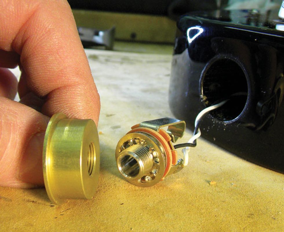 Guitar Shop 101 Upgrade Your Tele with an Electrosocket Jack Mount