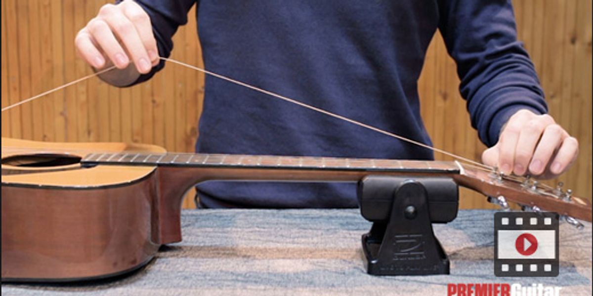 DIY How to String an Acoustic Guitar Premier Guitar
