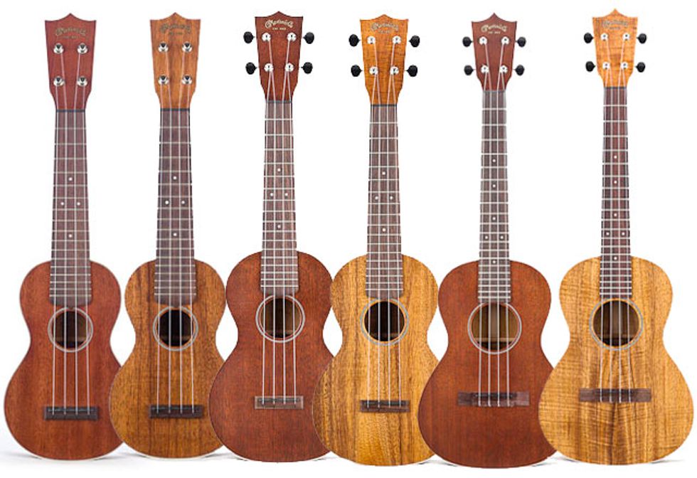 Martin Unveils Six New Ukulele Models Premier Guitar