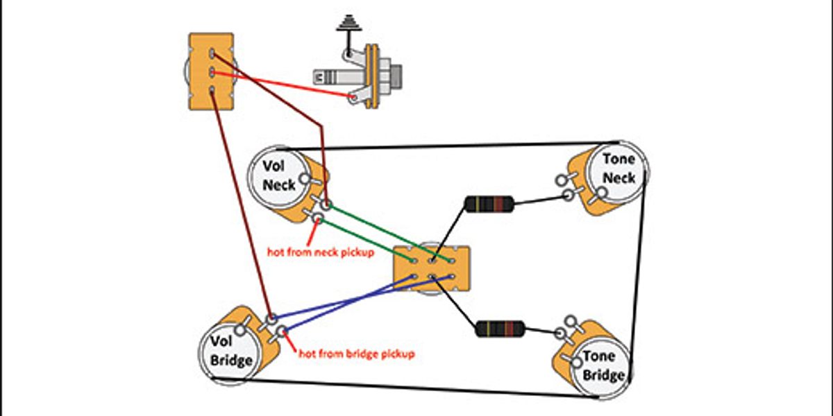 Mod Garage Switchable Modern Retro Les Paul Wiring Premier Guitar Switchable Modern Retro Les Paul Wiring, Gibson 50 S Wiring Vs Modern