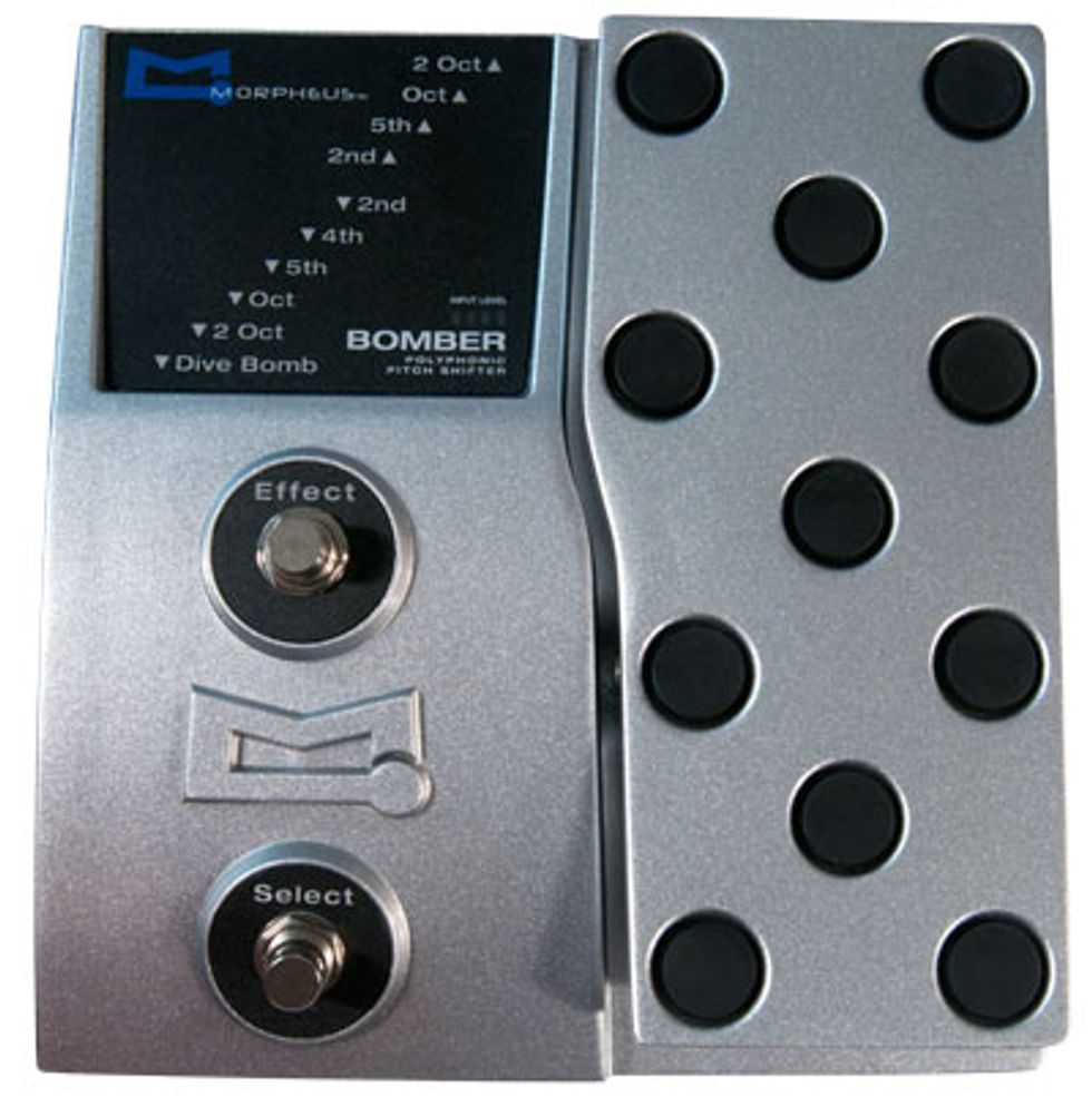 Morpheus Bomber Polyphonic Pitch Shifter Pedal Review Premier Guitar The best guitar and