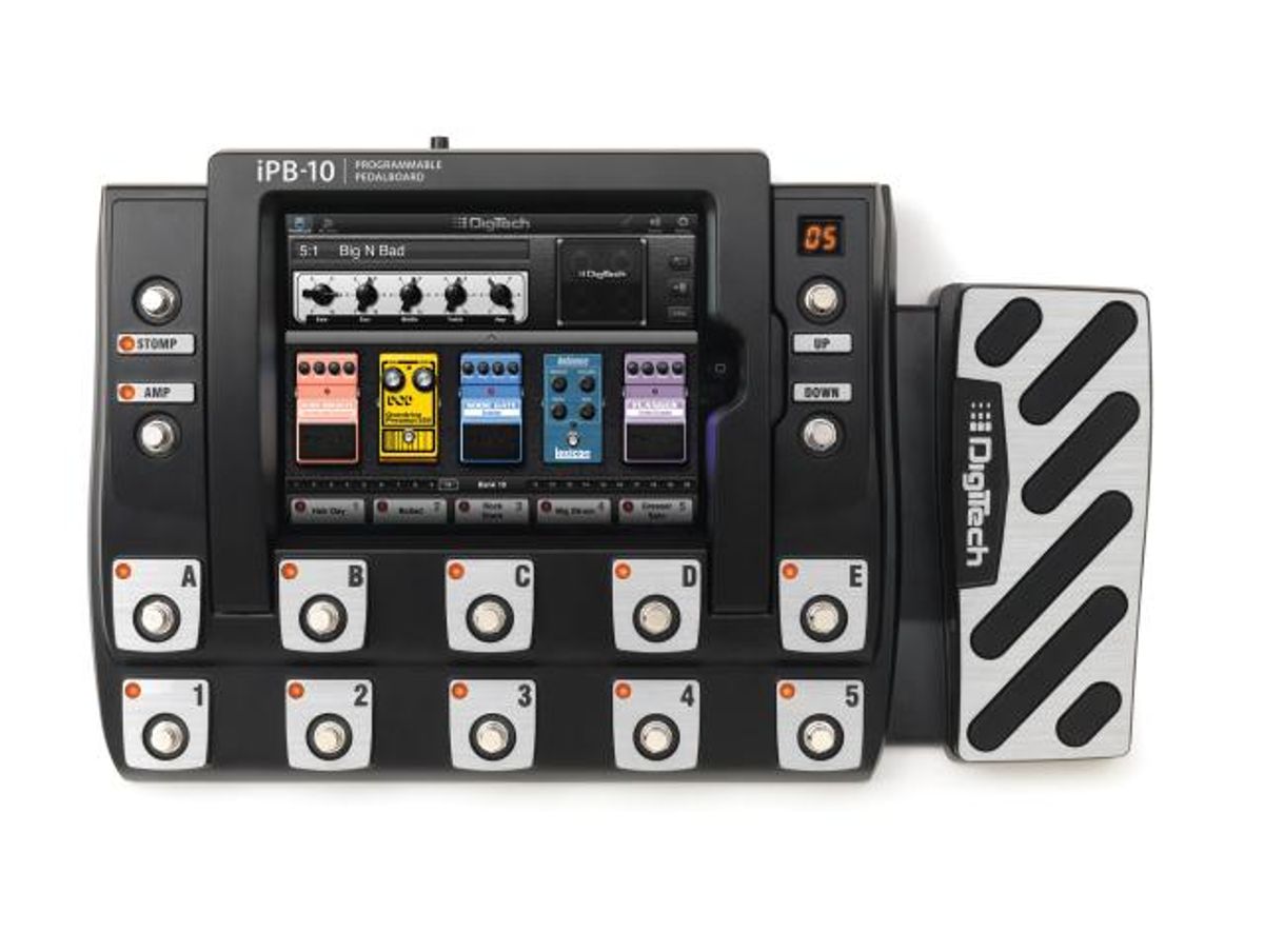 DigiTech Releases iPB-10 iPad-Programmable Pedalboard