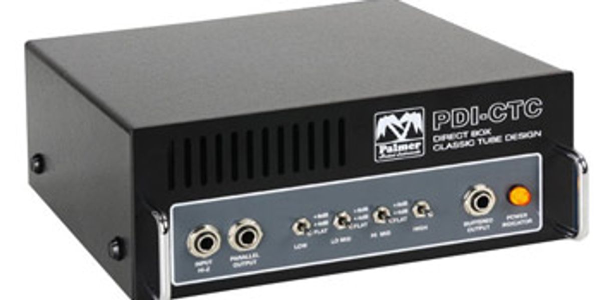 Palmer Audio Debuts PDICTC Tube DI Box Premier Guitar